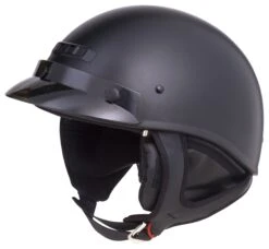 GMax GM35 Fully Dressed Helmet - Solid -Motorcycle Accessories Store Gmax Gm35 Half Helmet Fully Dressed Flat Black
