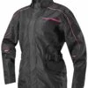 Firstgear Triton Women's Rain Jacket -Motorcycle Accessories Store firstgear triton womens rain jacket black pink
