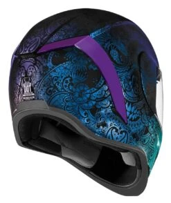 Icon Airform Chantilly Opal Helmet -Motorcycle Accessories Store icon hlmt afrm chnt opal blue 2