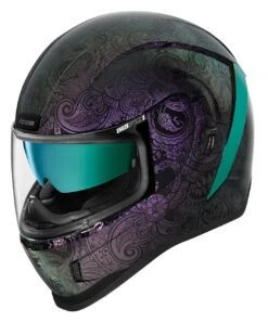 Icon Airform Chantilly Opal Helmet -Motorcycle Accessories Store icon hlmt afrm chnt opal purple