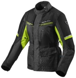 REV'IT! Outback 3 Women's Jacket -Motorcycle Accessories Store revit outback3 womens jacket black fluo yellow