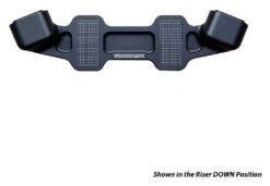 Woodcraft Universal Clip-On Risers W/ Adapter Plate -Motorcycle Accessories Store woodcraft universal clip on risersw adapter plate 1